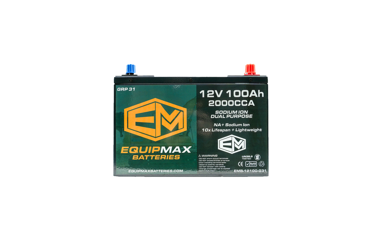 12v 100Ah 2000CCA Sodium ProStart Cranking Battery