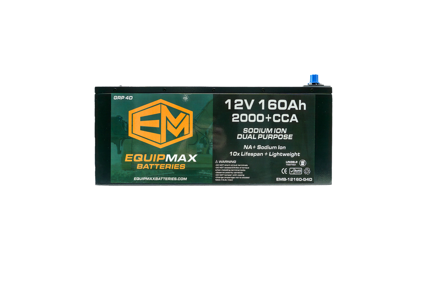12v 160Ah 2000+CCA Sodium ProStart Cranking Battery