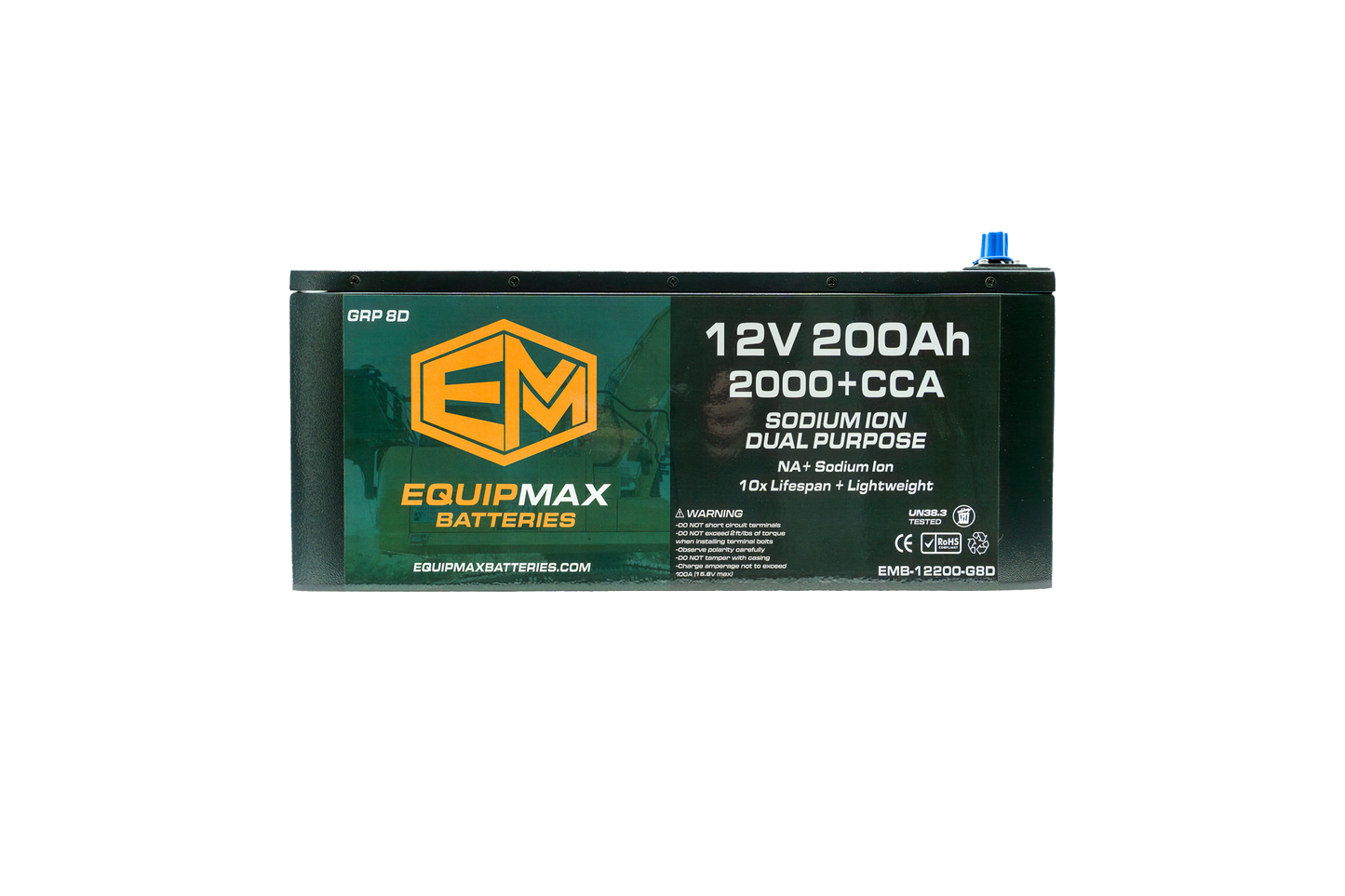 12v 200Ah 2000+CCA Sodium ProStart Cranking Battery