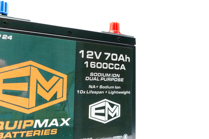 12v 70Ah 1600CCA Sodium ProStart Cranking Battery