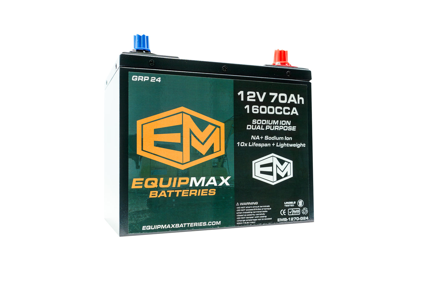 12v 70Ah 1600CCA Sodium ProStart Cranking Battery