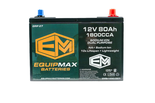12v 80Ah 1800CCA Sodium ProStart Cranking Battery