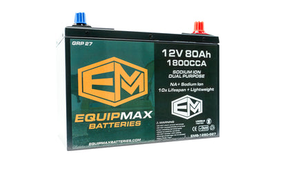 12v 80Ah 1800CCA Sodium ProStart Cranking Battery