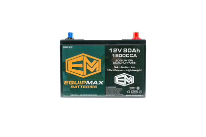 12v 80Ah 1800CCA Sodium ProStart Cranking Battery