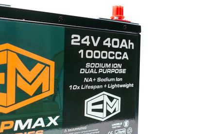 24v 40Ah 1000CCA Sodium ProStart Cranking Battery