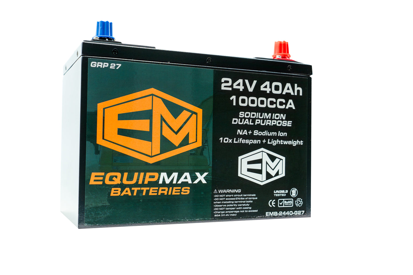 24v 40Ah 1000CCA Sodium ProStart Cranking Battery