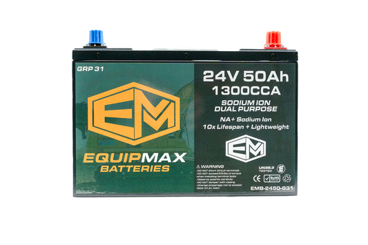 24v 50Ah 1300CCA Sodium ProStart Cranking Battery