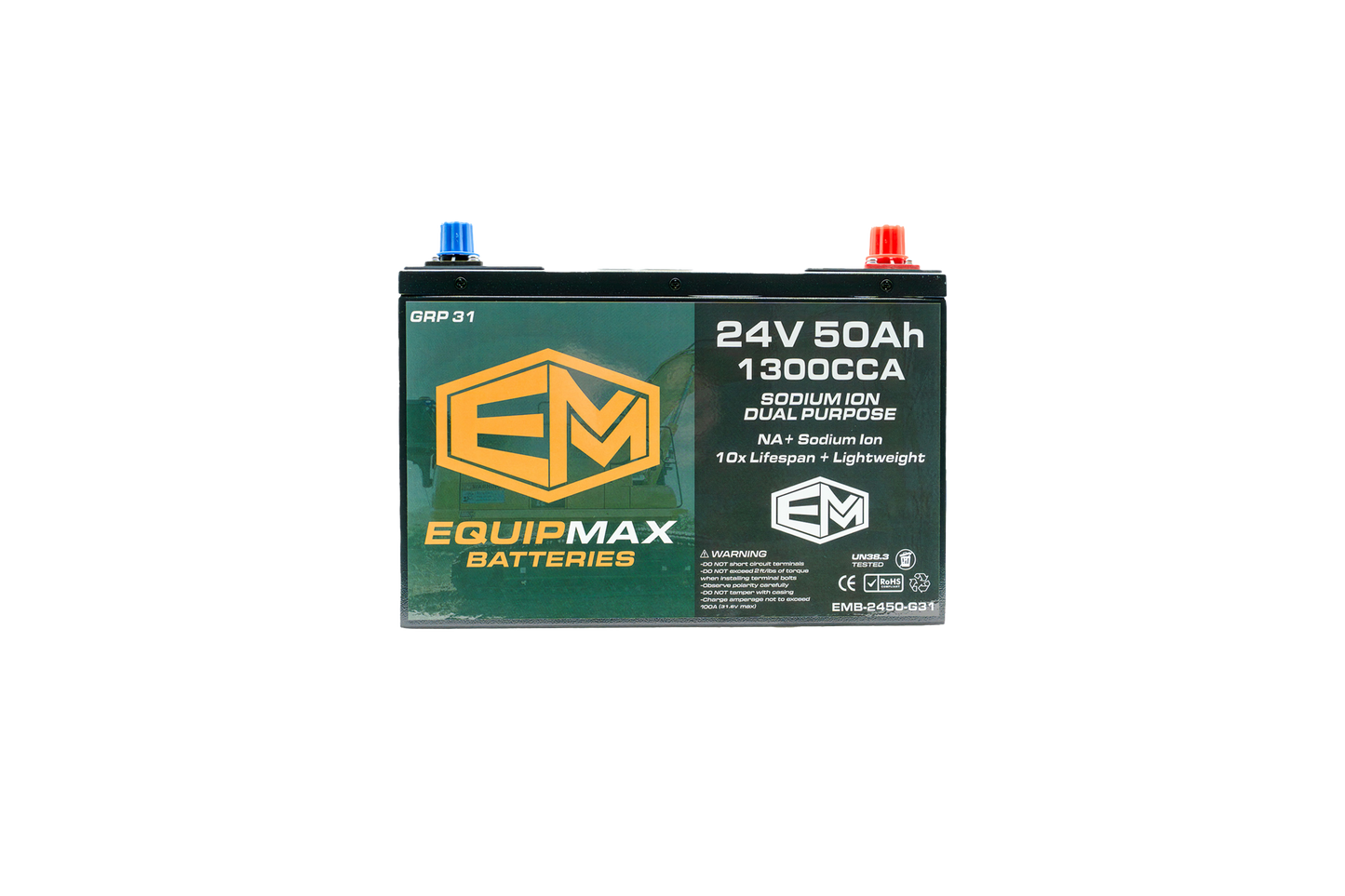 24v 50Ah 1300CCA Sodium ProStart Cranking Battery